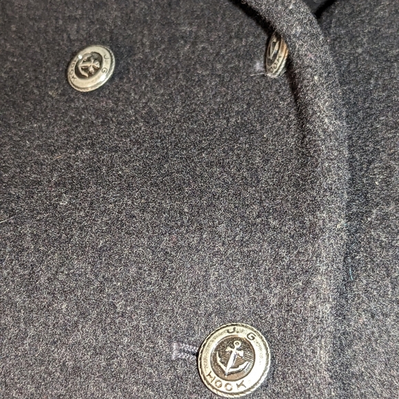 Women's double-breasted wool coat size large. Good looking jacket - Picture 10 of 12